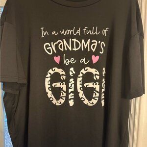 SHEIN Black 'Be a Gigi' Graphic Tee 2x,3x